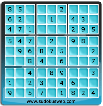 Very Easy Level Sudoku Very Easy Level Sudoku