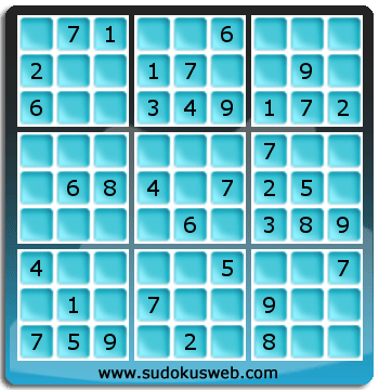 Sudoku von einfacher höhe