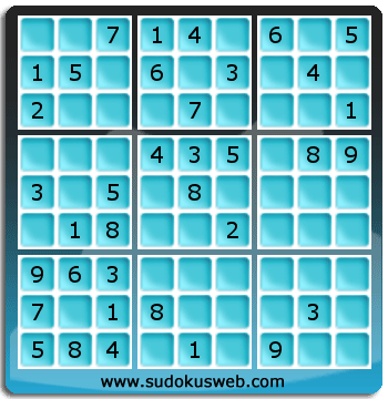 Sudoku de Nivel Fácil Sudoku de Nivel Fácil