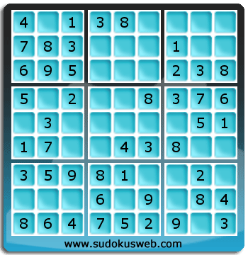 Sudoku von sehr einfacher höhe