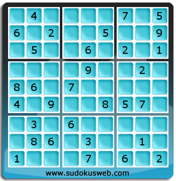 Sudoku von mittelmässiger höhe