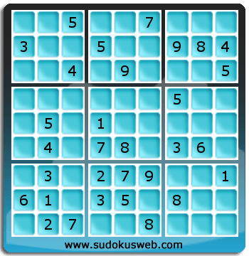 Sudoku von mittelmässiger höhe