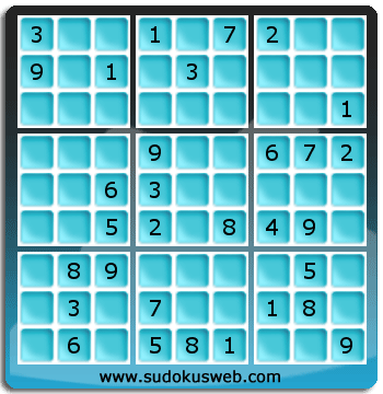 Sudoku von mittelmässiger höhe