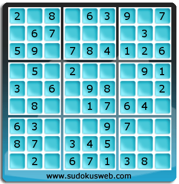 Sudoku de Niveau Très Facile Sudoku de Niveau Très Facile