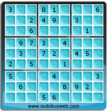 Sudoku von mittelmässiger höhe