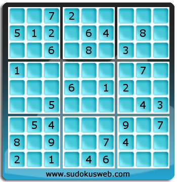 Sudoku von mittelmässiger höhe