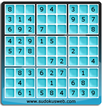 Nivel Muito Facil de Sudoku