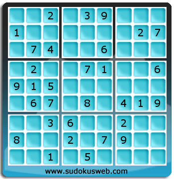 Sudoku von mittelmässiger höhe