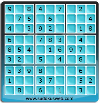 Sudoku von sehr einfacher höhe