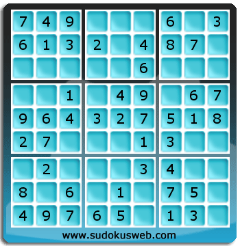 Sudoku de Niveau Très Facile