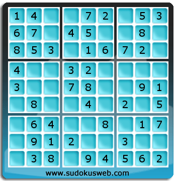 Sudoku de Nivell Molt Fàcil Sudoku de Nivell Molt Fàcil