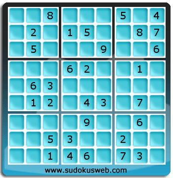 Sudoku von mittelmässiger höhe