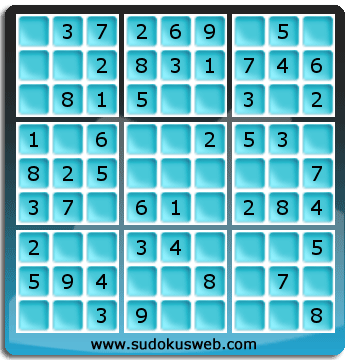 Sudoku de Nivell Molt Fàcil Sudoku de Nivell Molt Fàcil
