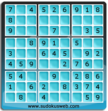 Nivel Muito Facil de Sudoku