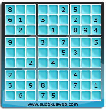 Sudoku von mittelmässiger höhe