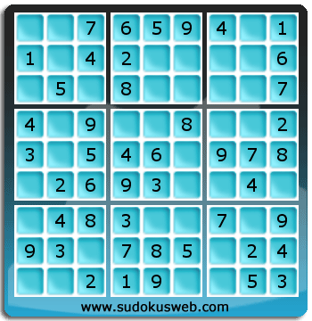 Sudoku de Nivel Muy Fácil Sudoku de Nivel Muy Fácil