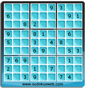 Sudoku von mittelmässiger höhe