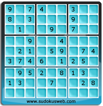 Sudoku von einfacher höhe