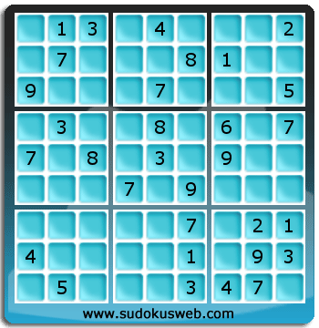 Sudoku von mittelmässiger höhe