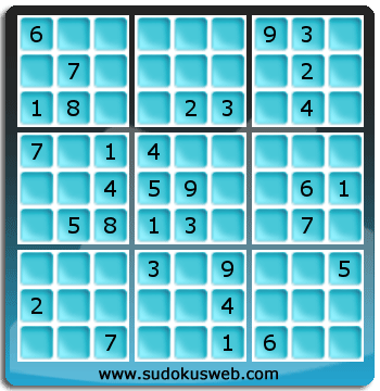 Sudoku von mittelmässiger höhe