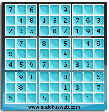 Sudoku de Nivel Muy Fácil