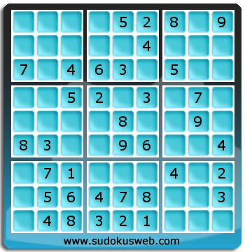 Sudoku von einfacher höhe