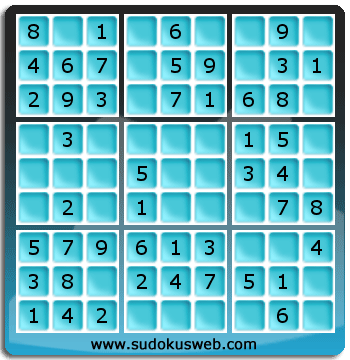 Nivel Muito Facil de Sudoku Nivel Muito Facil de Sudoku