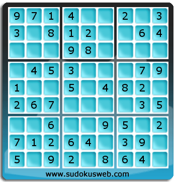 Nivel Muito Facil de Sudoku