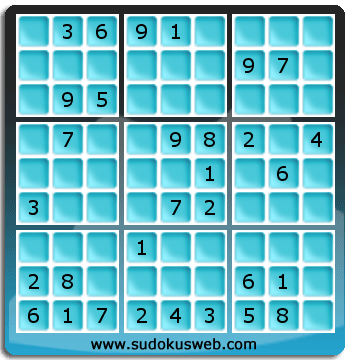 Sudoku von mittelmässiger höhe