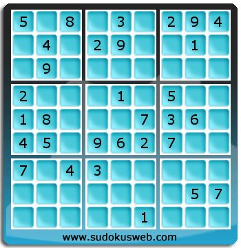 Sudoku von mittelmässiger höhe