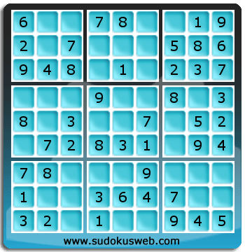 Nivel Muito Facil de Sudoku