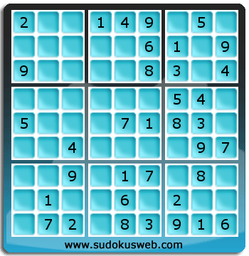 Sudoku von einfacher höhe