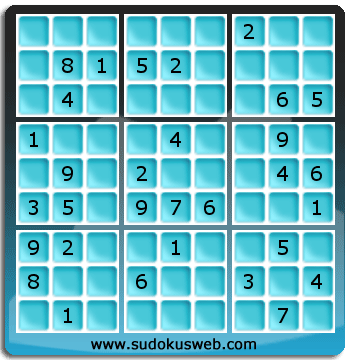 Sudoku von mittelmässiger höhe