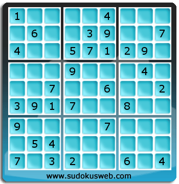 Sudoku von mittelmässiger höhe