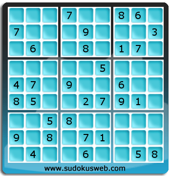 Sudoku von mittelmässiger höhe