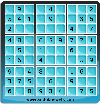 Sudoku von sehr einfacher höhe