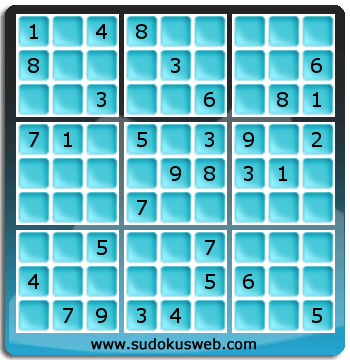 Sudoku von mittelmässiger höhe