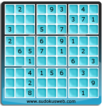 Sudoku von mittelmässiger höhe Sudoku von mittelmässiger höhe
