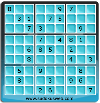 Sudoku von mittelmässiger höhe