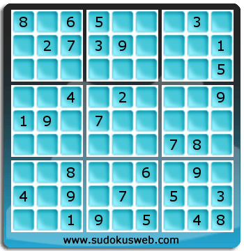 Sudoku von mittelmässiger höhe