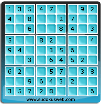 Sudoku de Niveau Très Facile