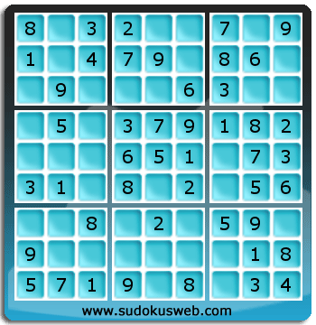 Sudoku de Nivel Muy Fácil