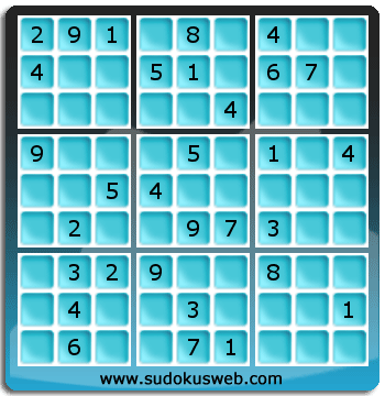 Sudoku von mittelmässiger höhe