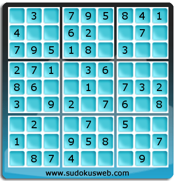 Sudoku de Niveau Très Facile