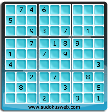 Sudoku von Fachmännischer höhe