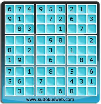 Sudoku de Nivel Muy Fácil