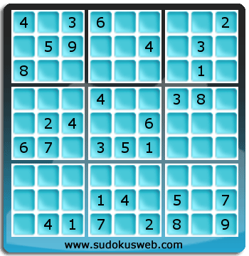 Sudoku von mittelmässiger höhe