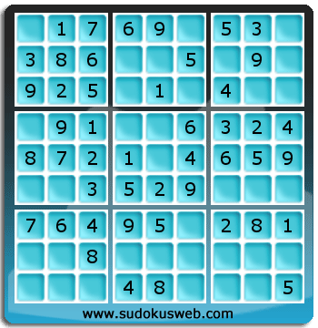 Sudoku de Niveau Très Facile Sudoku de Niveau Très Facile