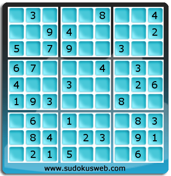 Sudoku de Niveau Facile Sudoku de Niveau Facile