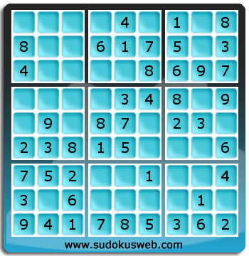 Sudoku de Niveau Très Facile